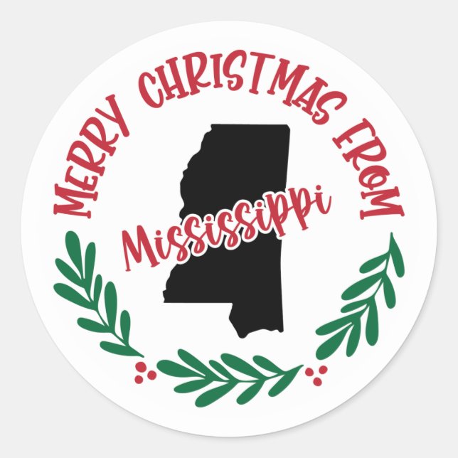 Adesivo Sticker Holiday do Mississippi (Frente)