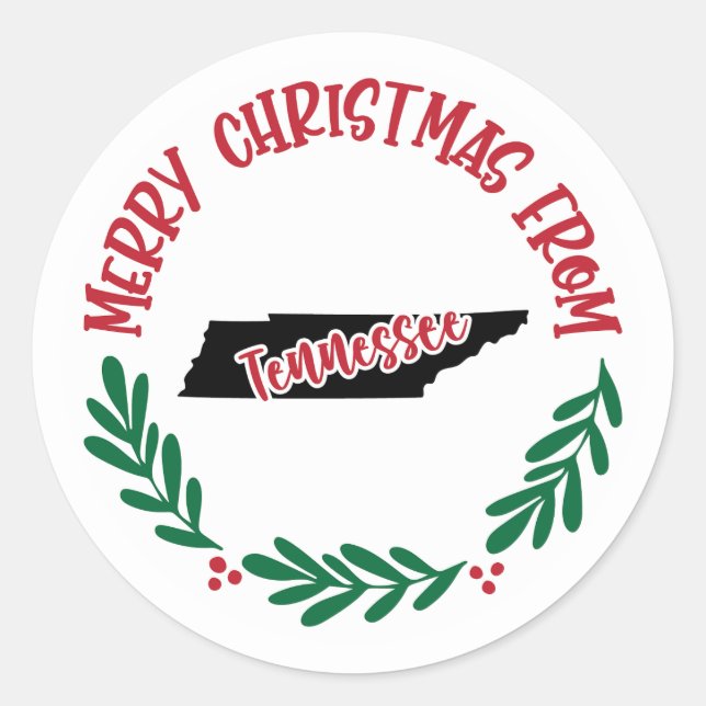 Adesivo Sticker Holiday do Tennessee (Frente)