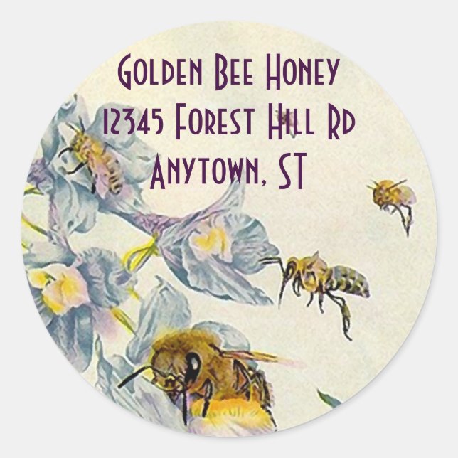 Adesivo Sticker Honey Beers Morning Glory Flowers (Frente)