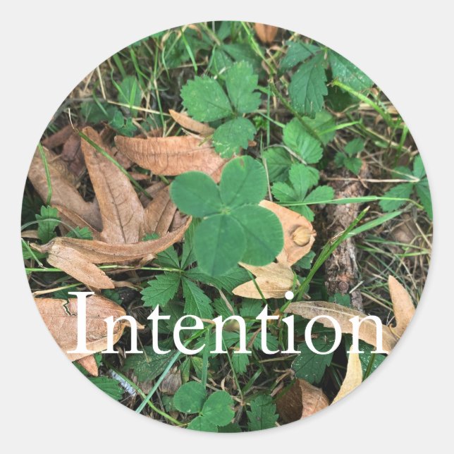 Adesivo Sticker 'Intention' (Frente)