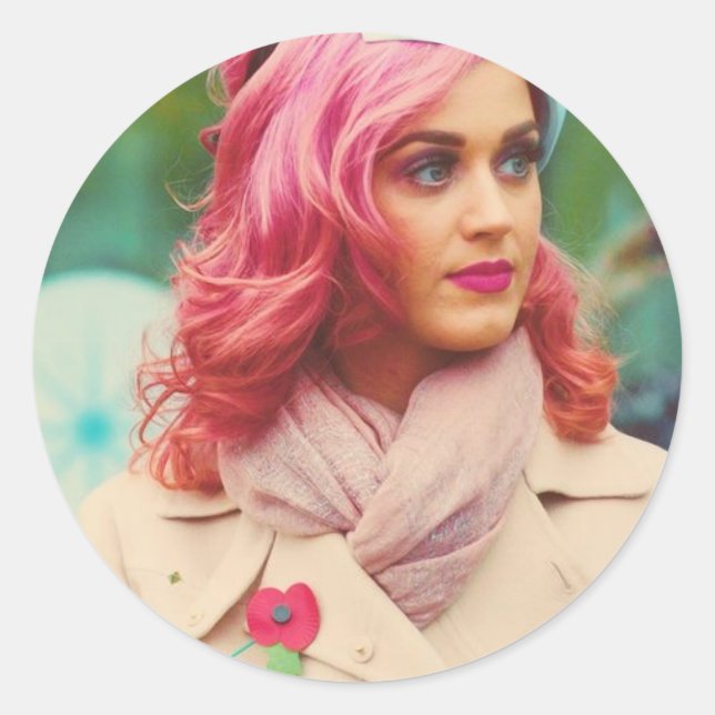 Adesivo Sticker Katy Perry (Frente)