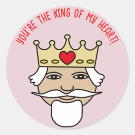 Adesivo Sticker king of my heart