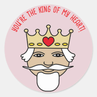 Adesivo Sticker king of my heart