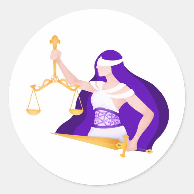 Adesivo Sticker Lady Justice (Frente)