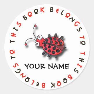 Adesivo Sticker Ladybug Personalizado