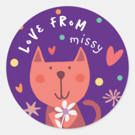Adesivo Sticker 'love from'