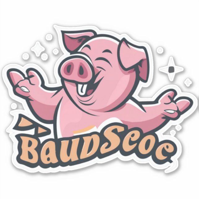 Adesivo Sticker Lovers Pig Stickers (Frente)