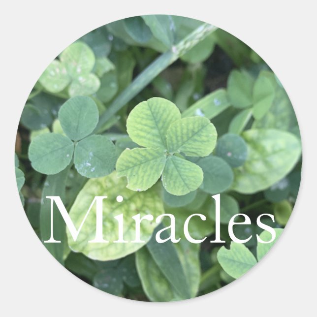 Adesivo Sticker 'Miracles' (Frente)