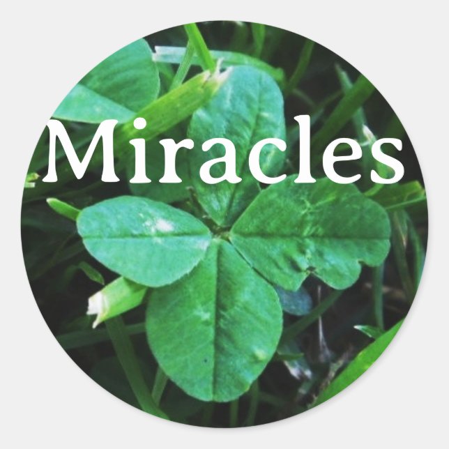 Adesivo Sticker Miracles (Frente)
