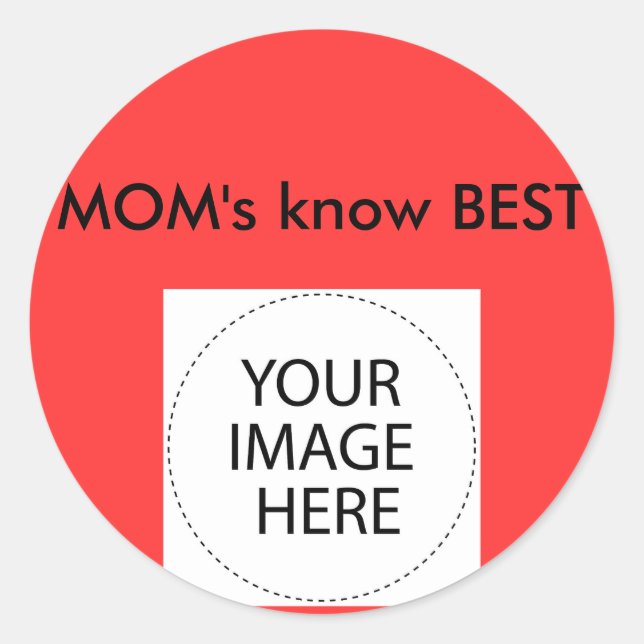 Adesivo Sticker Modelo O MUSEUM Zazzle Gifts (Frente)