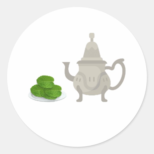 ADESIVO STICKER MOROCCAN BERRAD OF TEA (Frente)