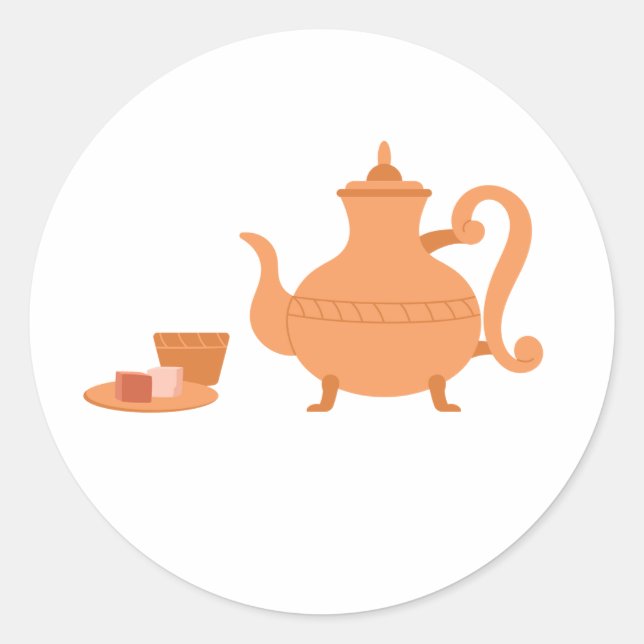Adesivo Sticker Moroccan Tea (Frente)