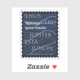 Adesivo Sticker mythologie greco-romaine bleu