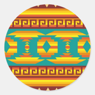 Adesivo Sticker "Native American Pattern"