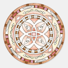 Adesivo Sticker Native American Southwestern mandala