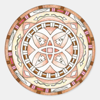 Adesivo Sticker Native American Southwestern mandala
