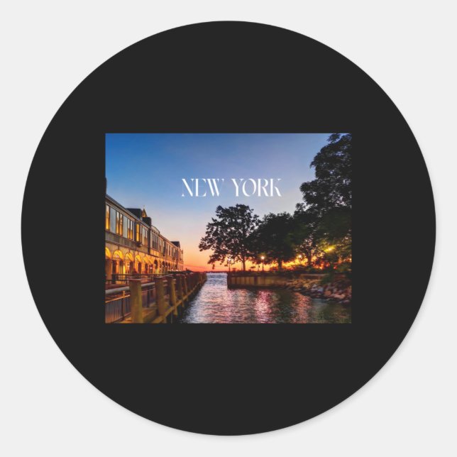 Adesivo Sticker New York Summer Nights (Frente)