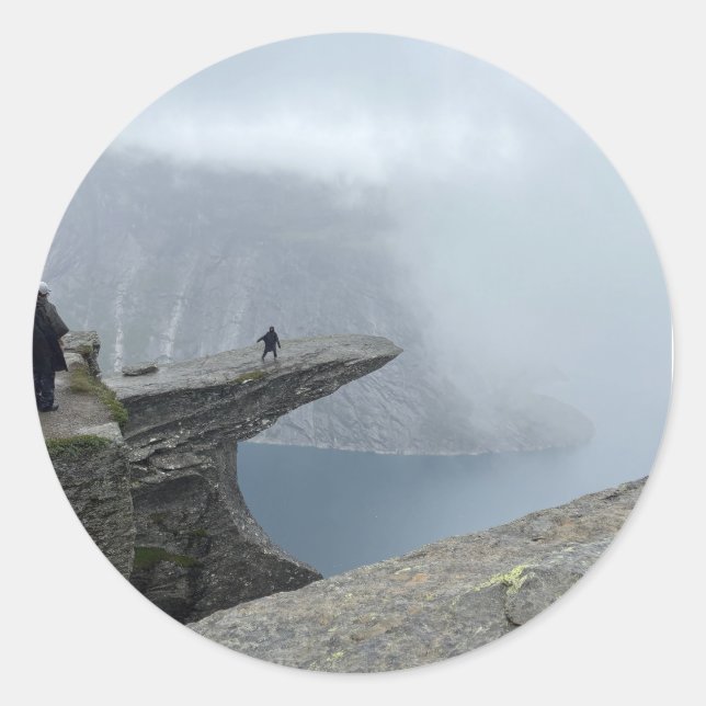 Adesivo Sticker of Trolltunga Norway (Frente)