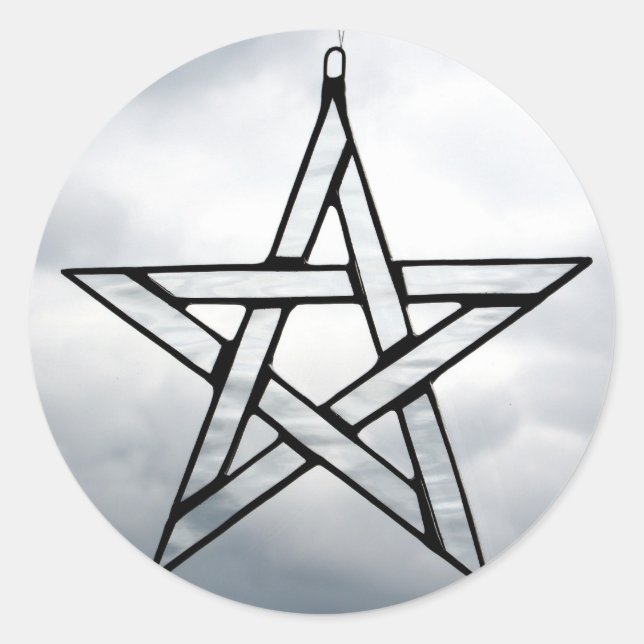 Adesivo Sticker "Pentagrama" (Frente)