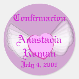 Adesivo Sticker-Personalizar "Confirmação"