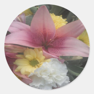 Adesivo Sticker Pink Lily Beauty