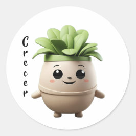 Adesivo Sticker Pipo Crecer – Diseño Inspirador