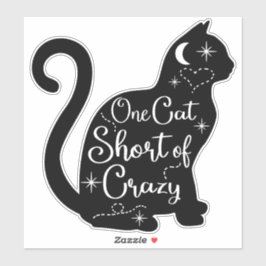 Adesivo Sticker preto maluco