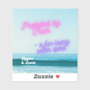 Adesivo Sticker - Protegido por Trish