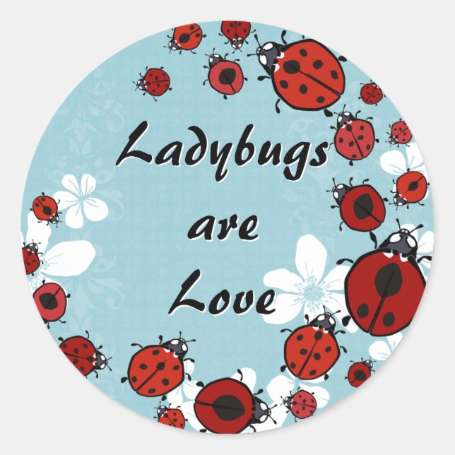 Adesivo Sticker Red Ladybugs (Frente)