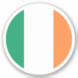 Adesivo Sticker Round da Irlanda