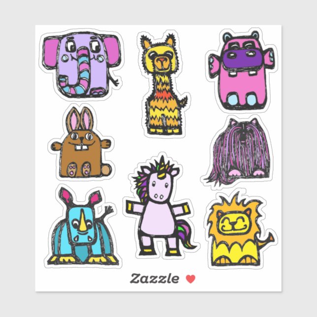 Adesivo Sticker Sheet 4x4 "the alphabet book" (Glossy) (Folha)