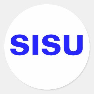 Adesivo Sticker SISU Natureza e Espírito das Pessoas finl