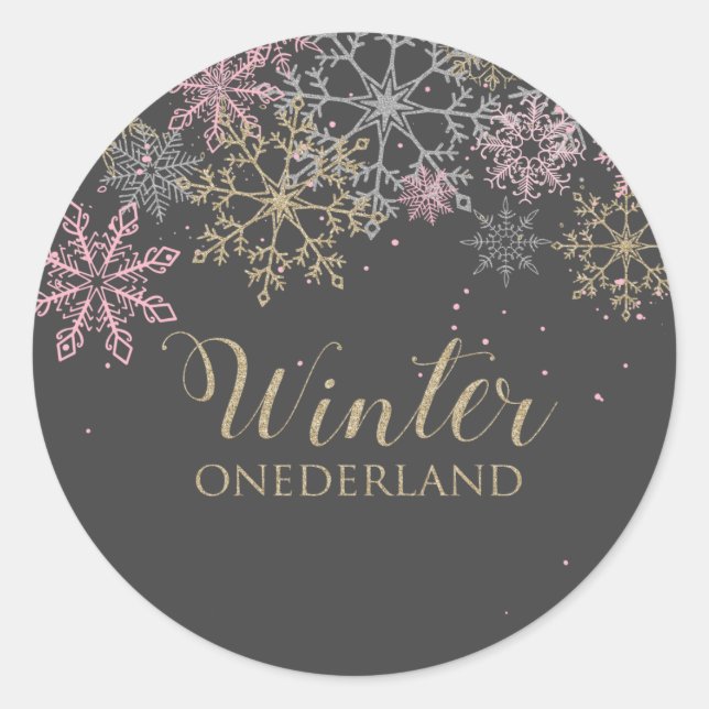 Adesivo Sticker Snowflaker do Onderland Inverno (Frente)