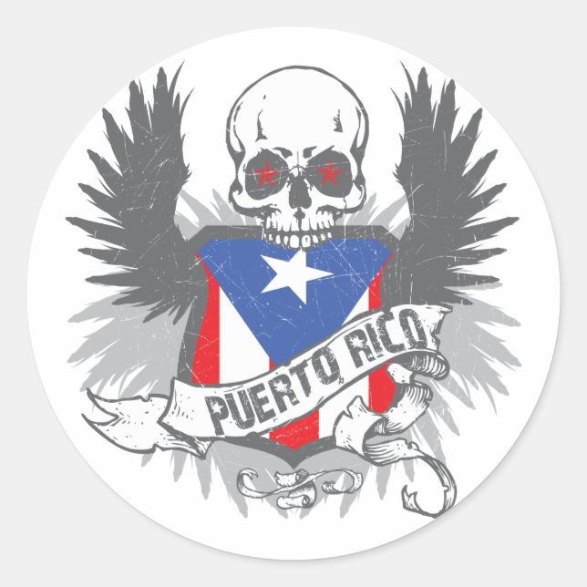 Adesivo Sticker Star Porto Rico (Frente)