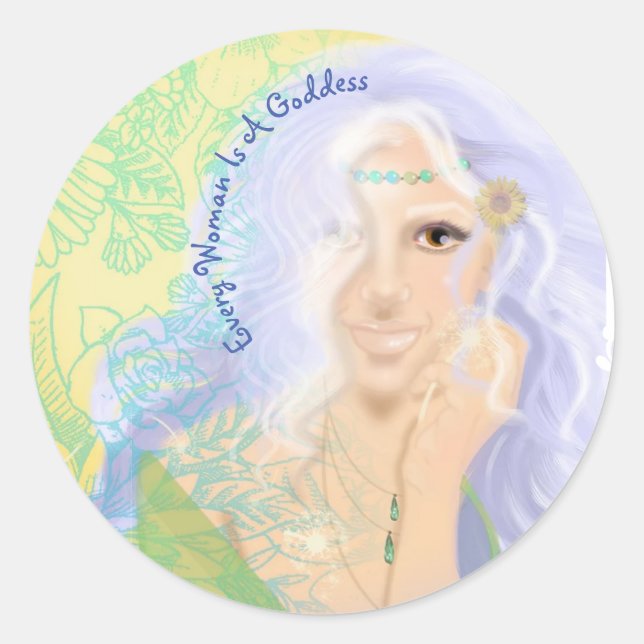 Adesivo Sticker, Summer Solstice Goddess Sticker (Frente)