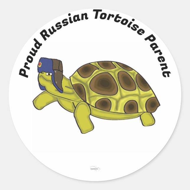 Adesivo Sticker Tortoise Russo (Frente)