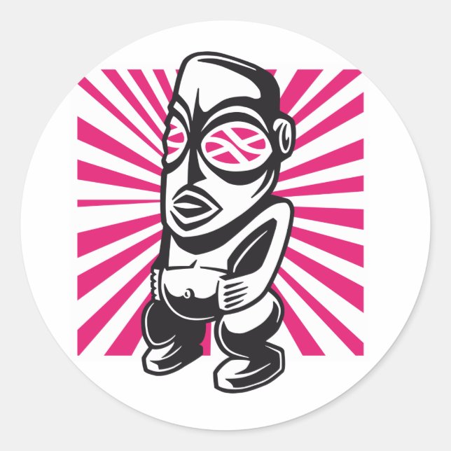 Adesivo Sticker Tribal Chapa (Frente)