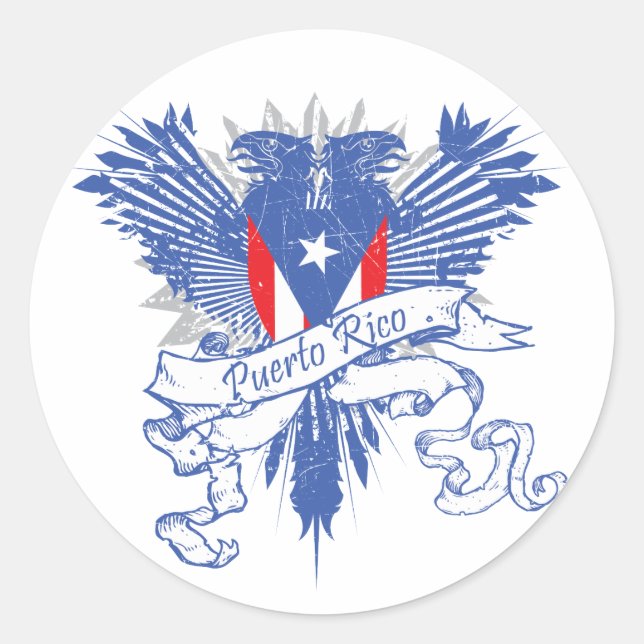Adesivo Sticker Winged Porto Rico (Frente)