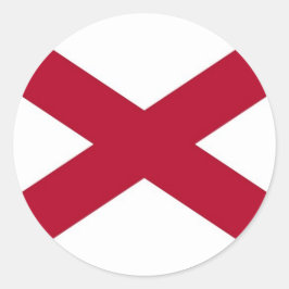 Adesivo Sticker with Flag of Alabama