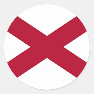 Adesivo Sticker with Flag of Alabama