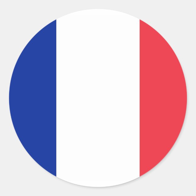 Adesivo Sticker with Flag of France (Frente)