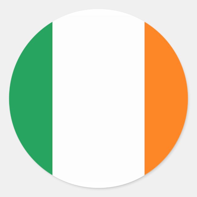 Adesivo Sticker with Flag of Ireland (Frente)