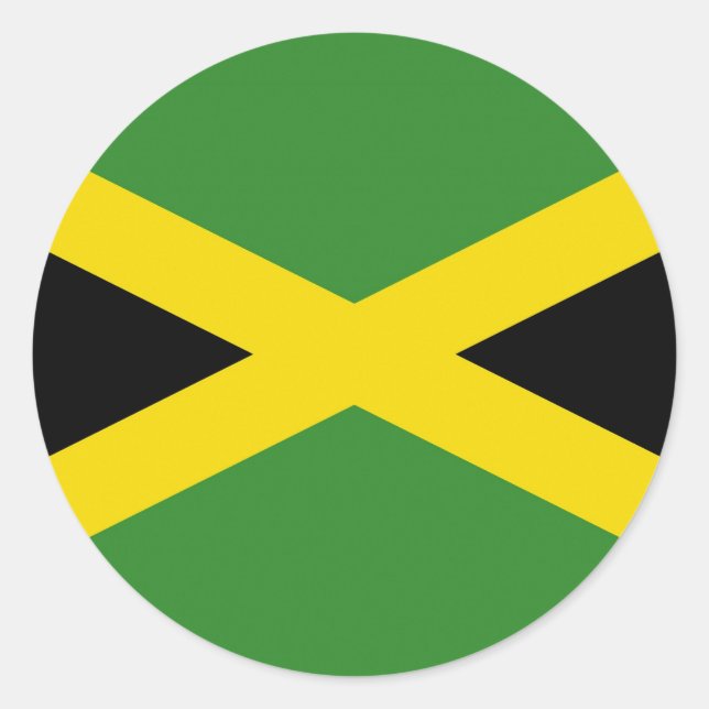 Adesivo Sticker with Flag of Jamaica (Frente)