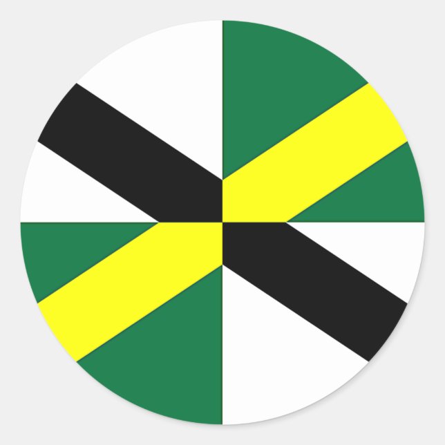 Adesivo Sticker with Flag of Monterey, Califórnia, EUA (Frente)