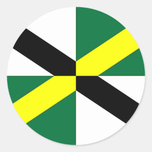 Adesivo Sticker with Flag of Monterey, Califórnia, EUA