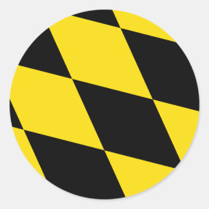 Adesivo Sticker with Flag of Munique (Alemanha)