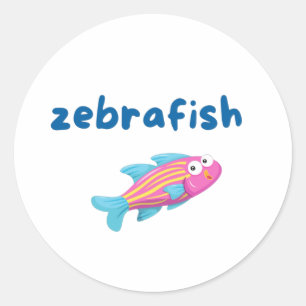 Adesivo Sticker Zebrafish