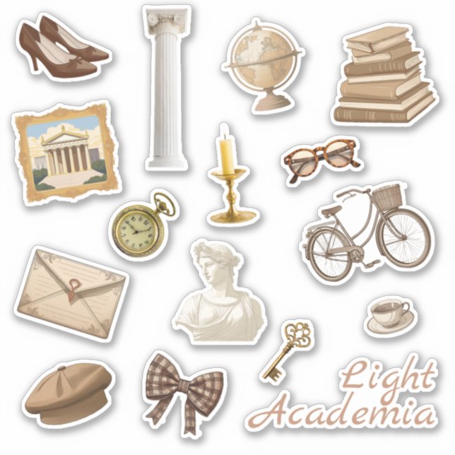 Adesivo Stickers Acadêmicos | DIÁRIOS (Frente)