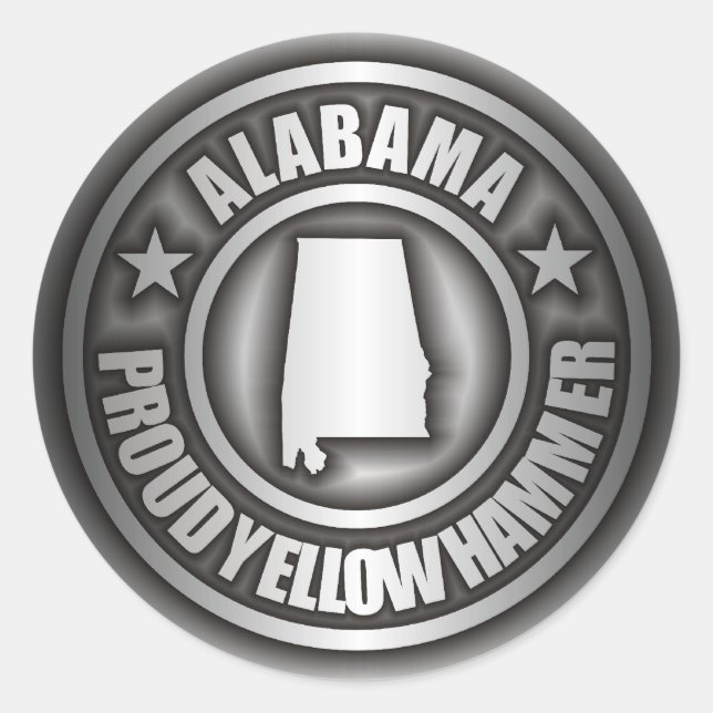 Adesivo Stickers "Alabama Steel" (Frente)