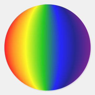 Adesivo Stickers - Arco-Íris Esférico